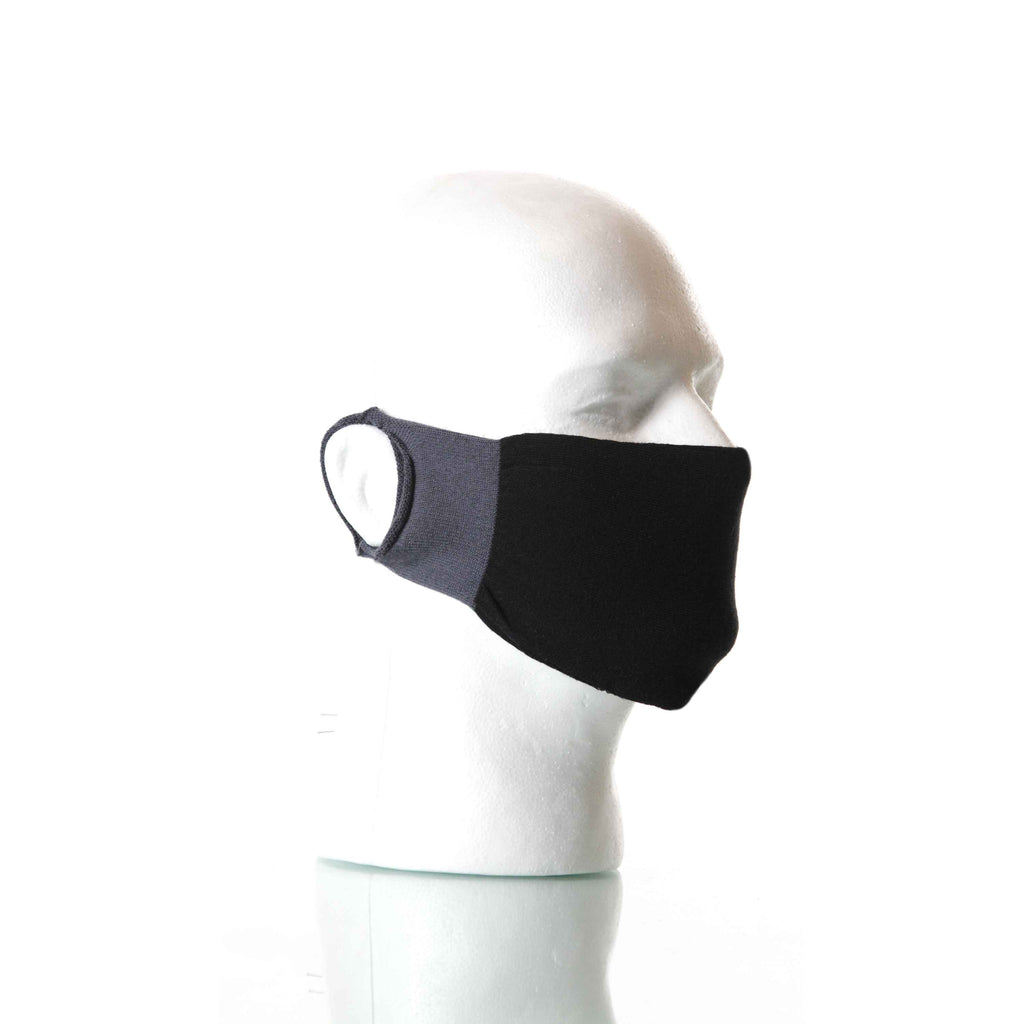 Black/Gray Solid Mask