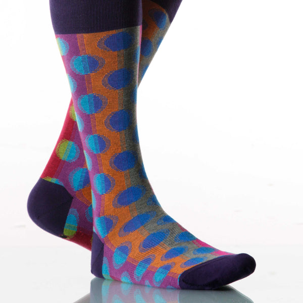 Circus Spare Change Socks; Men's or Women's Cotton Pink XOAB